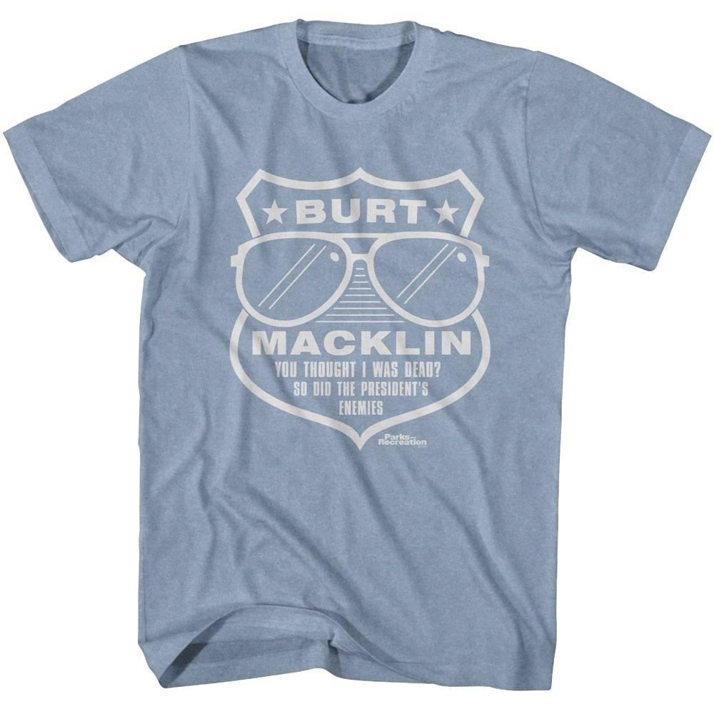 Parks And Recreation Burt Macklin Badge Unisex T Shirt